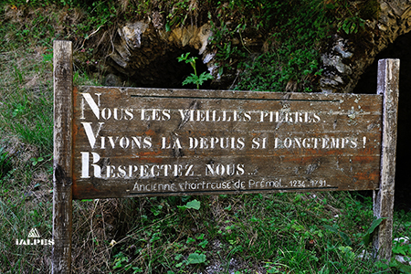 Isère, Chartreuse de Premol sentier des Huguenots