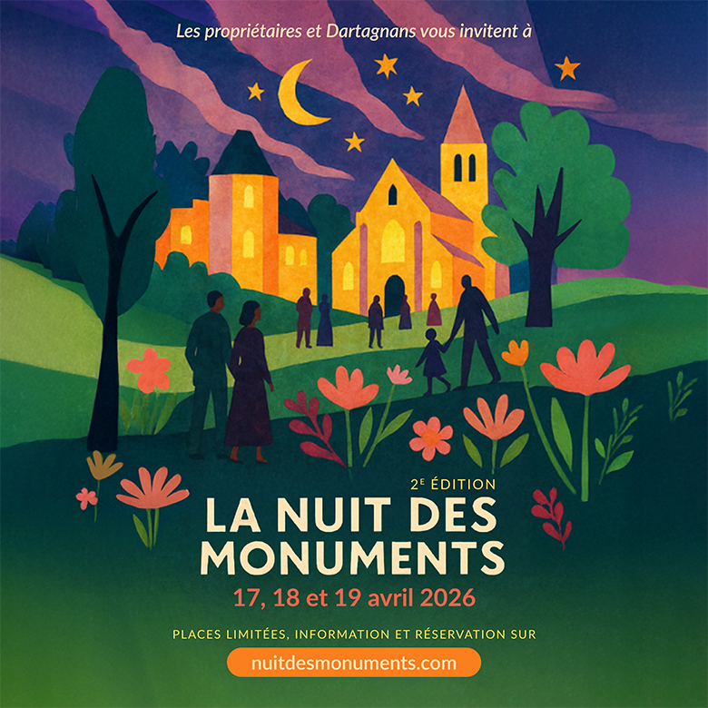 Illustration officielle de La Nuit des Monuments