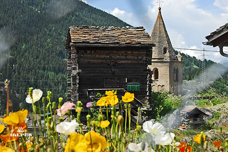 Bourg-Saint-Pierre dans le Valais, Suisse