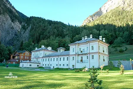 Vallée d'Aoste, établissement Thermal de Pré-Saint-Didier.