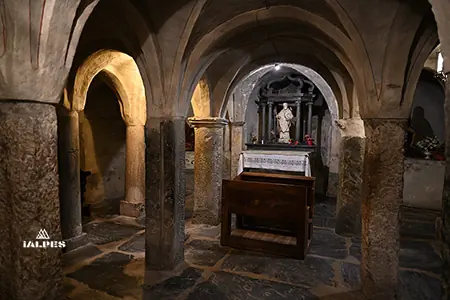 Aoste, collégiale Saint Ours, crypte
