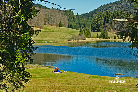 Patrimoine naturel, lac Génin, Rhône-Alpes