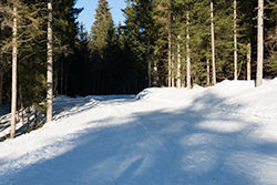 piste ski de fond Giron, Ain