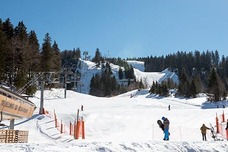 skier dans l'Ain