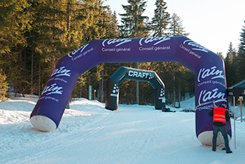piste ski de fond Giron, Ain