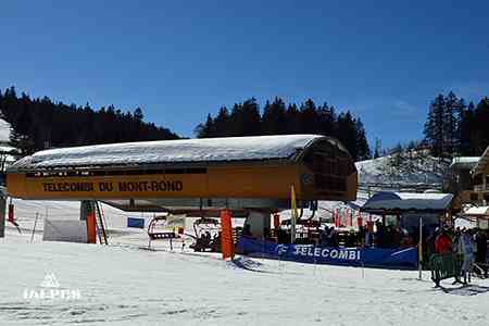 Télésiège station Mont Rond, Jura