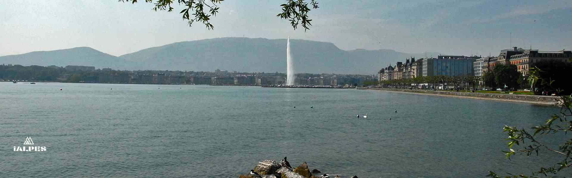 Panorama Genève de la rive droite