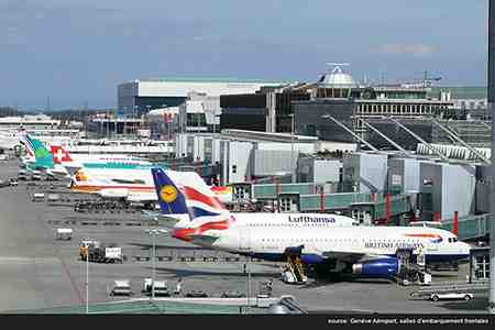 Genève Aéroport embarquement.