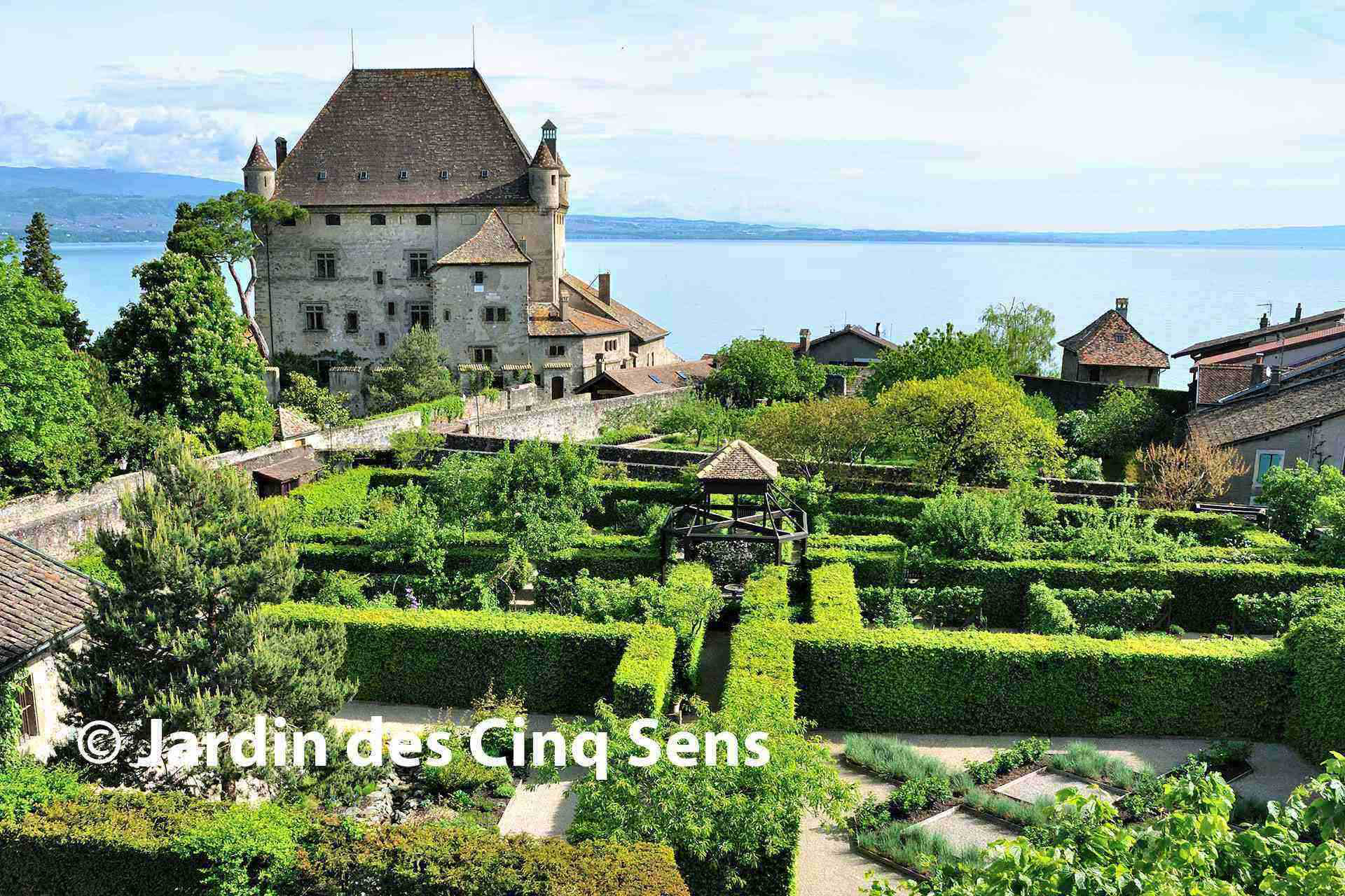 Le Jardin des Cinq Sens à Yvoire de Haute-Savoie- Guide iAlpes