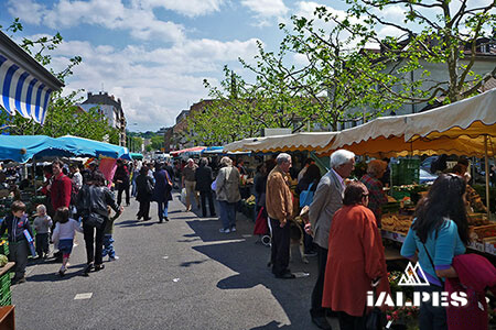 Genève, marché de Carouge