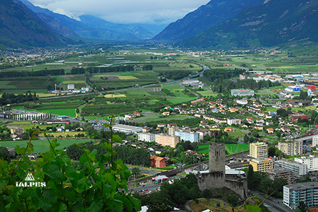 Valais: descente sur Martigny