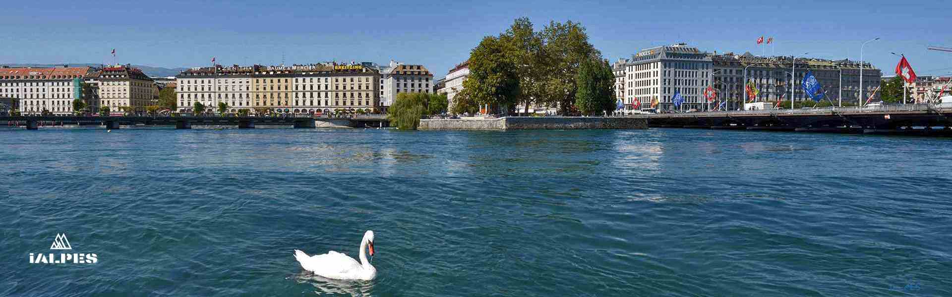 Genève et le jet d'eau