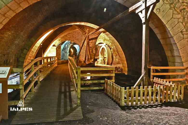 Salins-les-Bains, galerie la Grande Saline