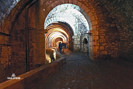 Salines: Galerie souterraine.