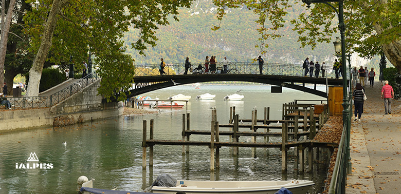 Annecy, pont des amoureux, Haute-Savoie