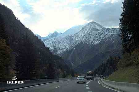 Viaduc des Aigraz, autoroute Blanche, Haute-Savoie