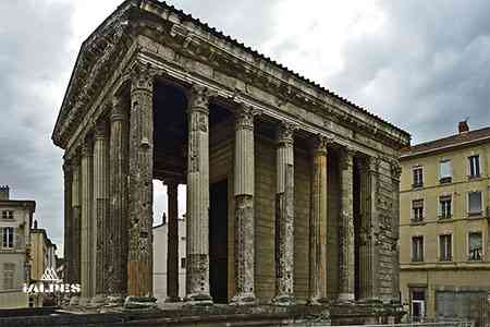Temple d'Auguste et Livie à Vienne, région Auvergne Rhône-Alpes