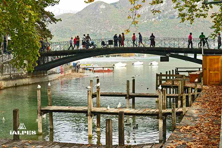 Annecy, pont des amoureux, Haute-Savoie