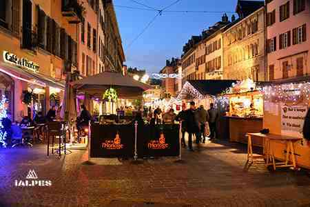 Chambéry nuit de Noël
