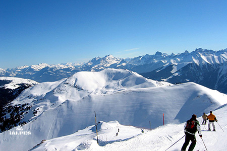 Valais, ski Les Crozets