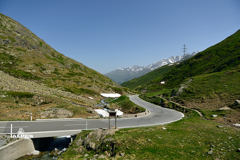 Valais, route du col du Grand Saint-Bernard